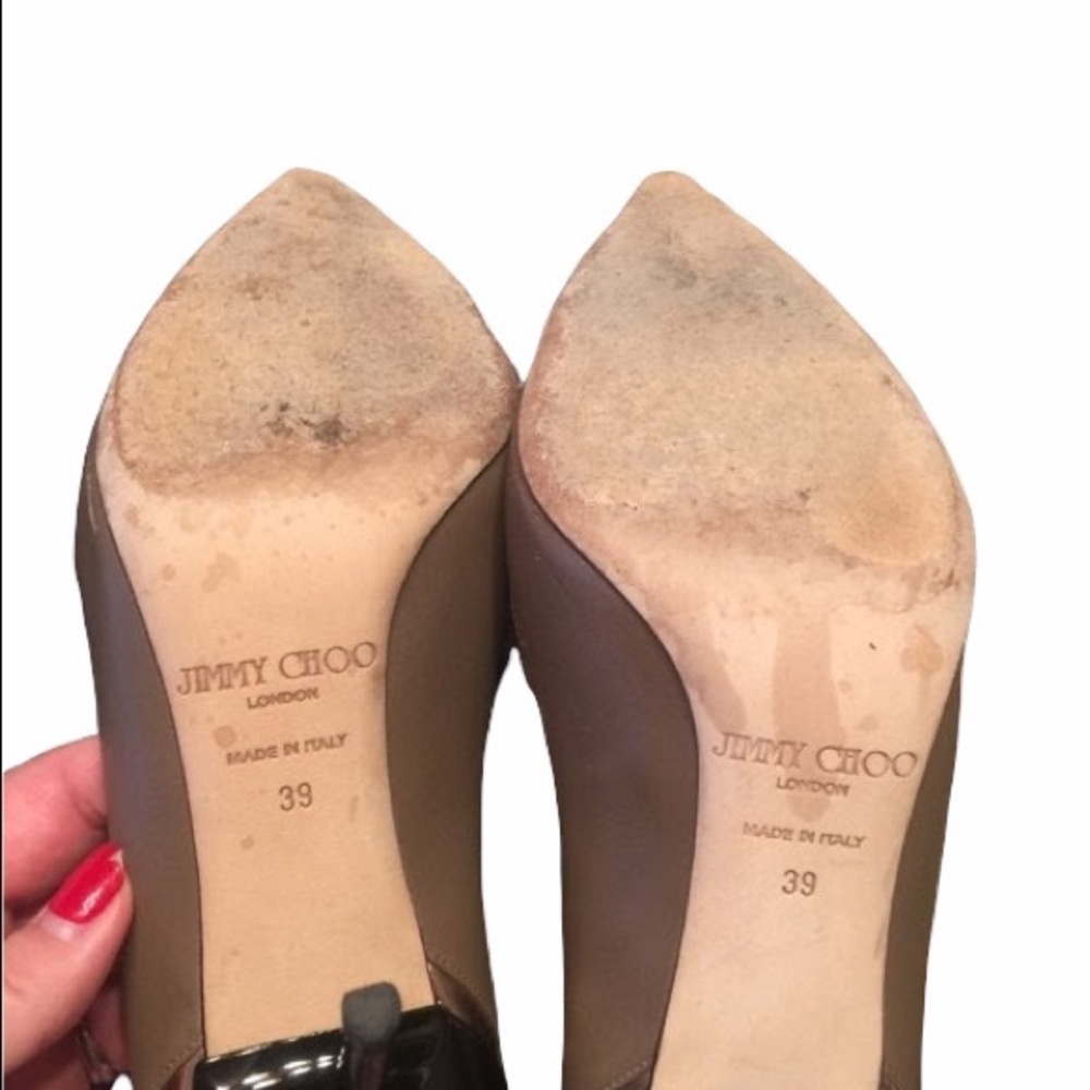 Jimmy Choos Size 39 Lilo Cap Toe - Picture 4 of 6